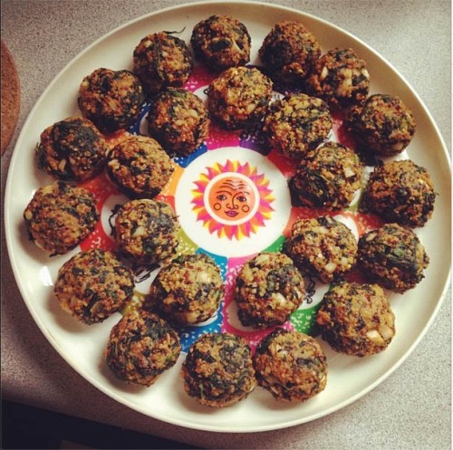 Spinach Quinoa Flax Balls | real food. home made.