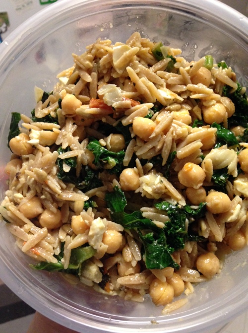 Orzo Salad with Chickpeas and Kale | real food. home made.